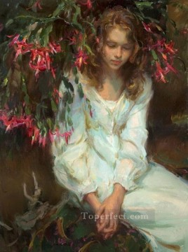 Pretty Lady DFG 52 Impressionist Oil Paintings